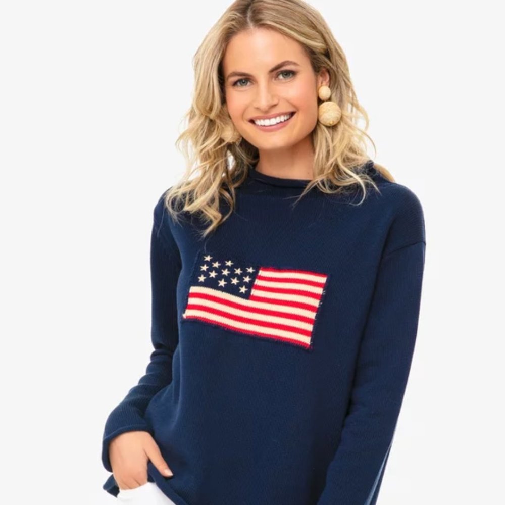 Tuckernuck Navy Americana Sweater